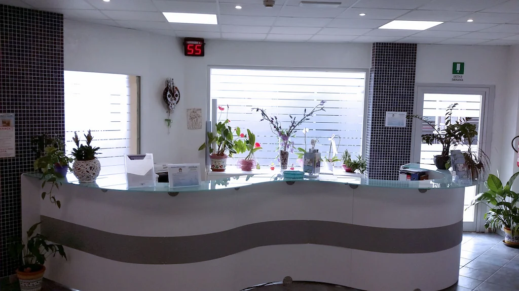 Reception dello Studio Medico Antium
