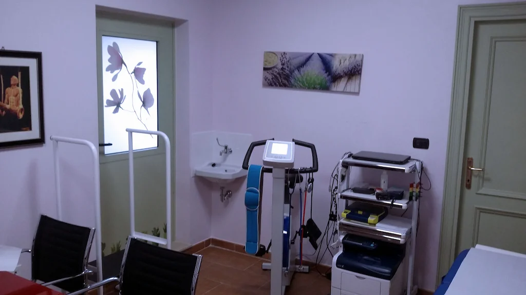Ambulatorio con cicloergometro per la medicina dello sport